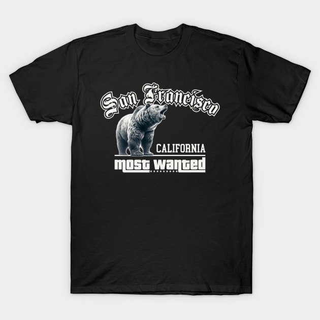 San Francisco California T-Shirt by VISUALUV